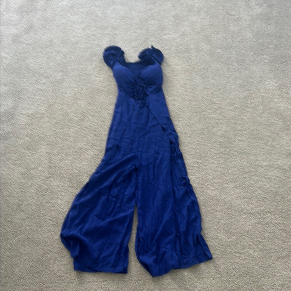 Elegant Blue Jumpsuit